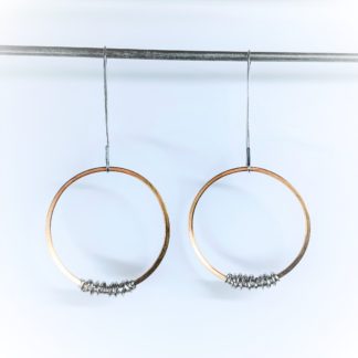 Calisto Earrings - Brass