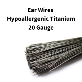 Ear Wires Hypoallergenic Titanium 20 Gauge